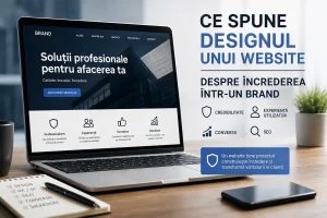 design website și încrederea în brand