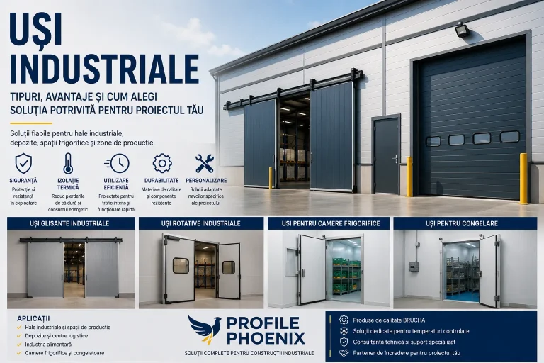 Uși industriale: tipuri, avantaje și cum alegi soluția potrivită pentru proiectul tău 4