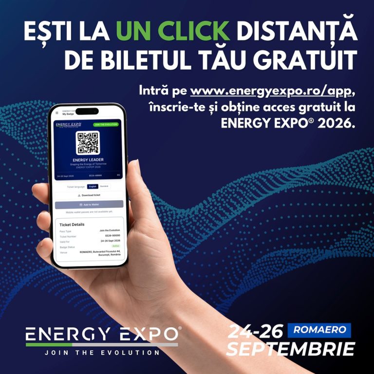Între 24-26 septembrie, ENERGY EXPO® 2026 aduce giganți din energie și tehnologii în premieră la ROMAERO energy expo 2026