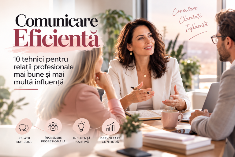 Comunicare eficientă: 10 tehnici pentru relații profesionale mai bune și mai multă influență 2